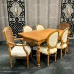 میز غذاخوری چوبی