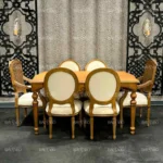 میز غذاخوری چوبی