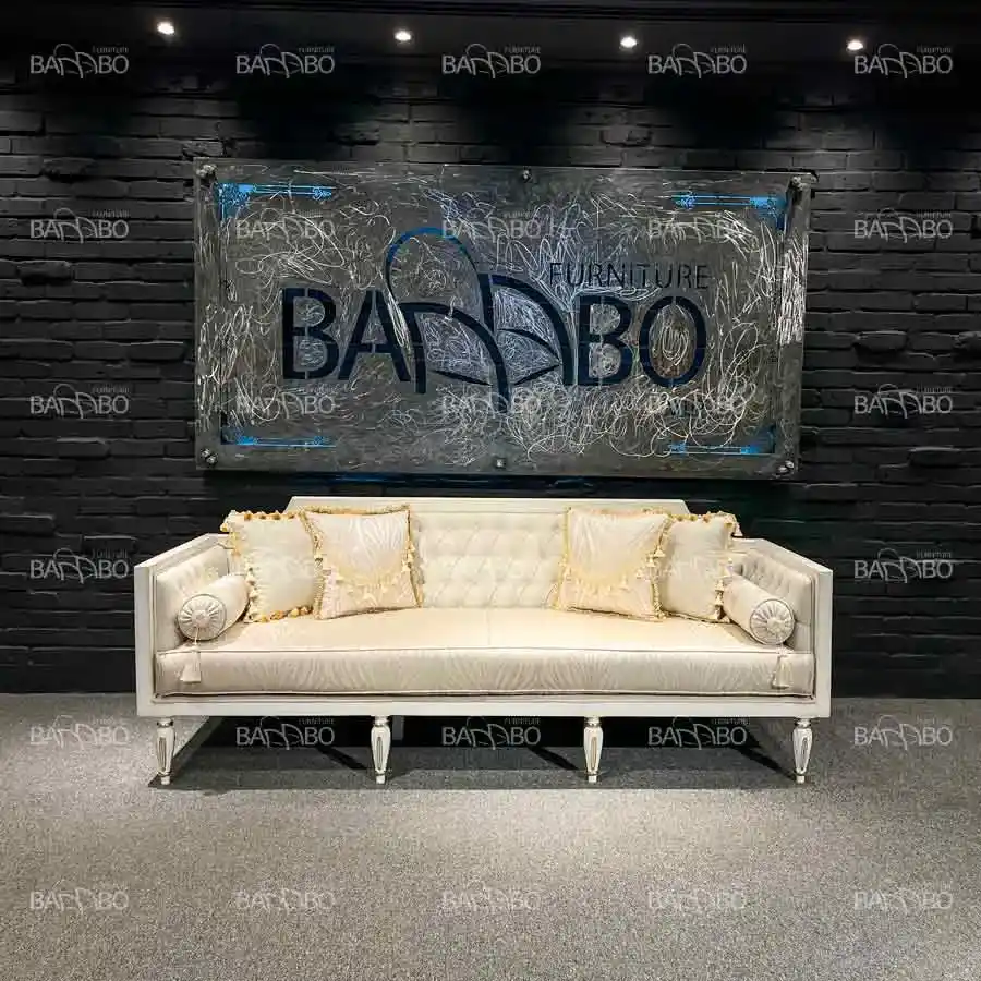 مبل چستر دانتل سفید 3 مبل چستر دانتل سفید - Image 3