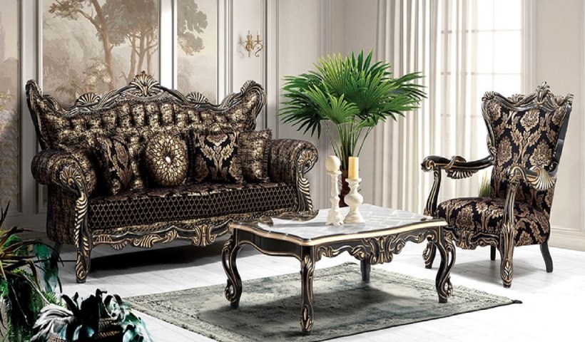 مبل مشکی سلطنتی با چی ست می شه؟ 4 Casa