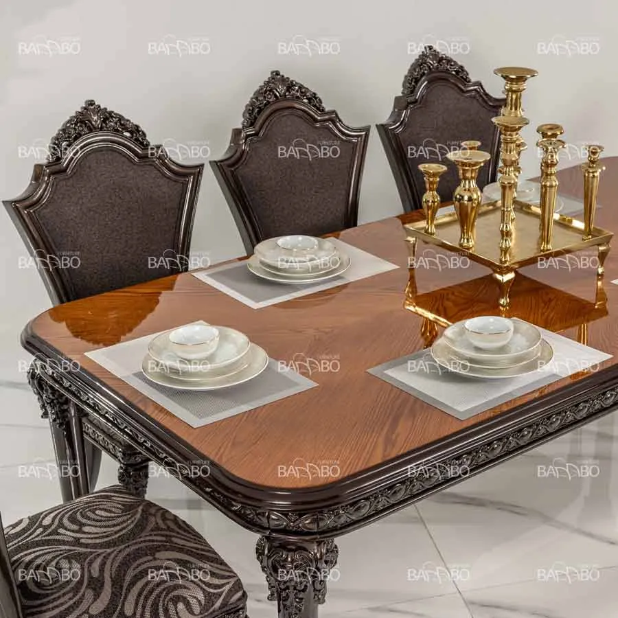 میز ناهار خوری کلاسیک هرمس