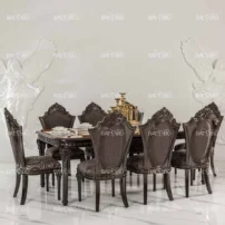 میز ناهار خوری کلاسیک هرمس