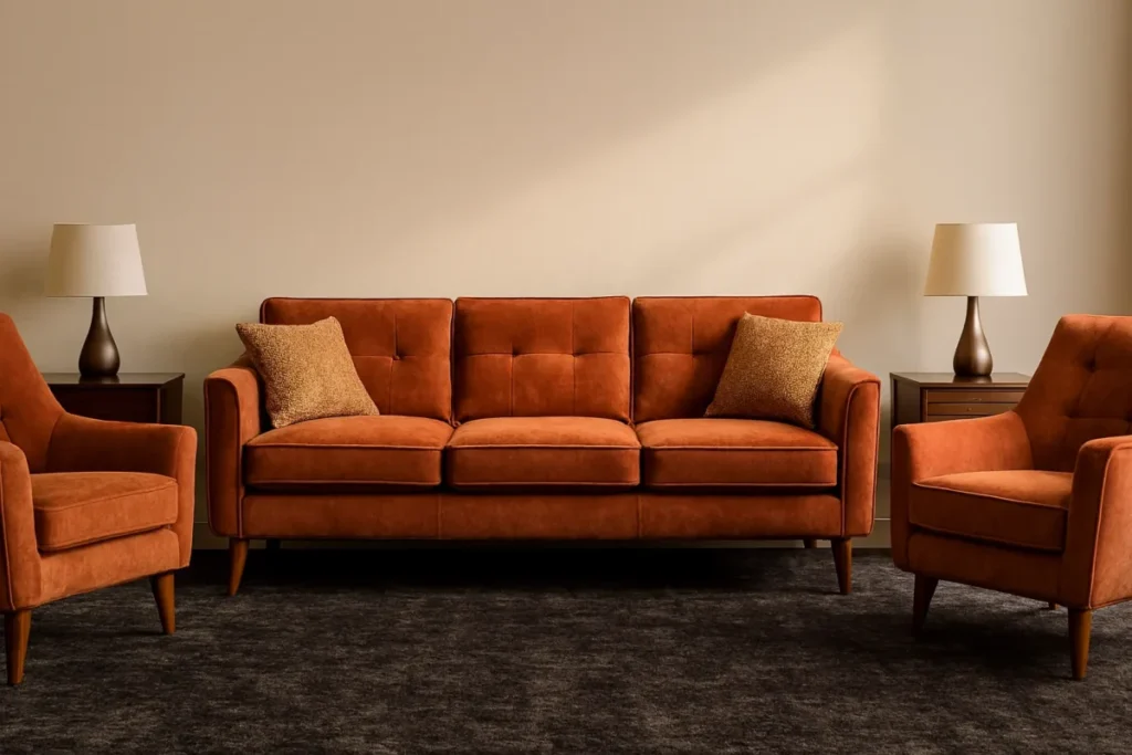 مبلمان با پارچههای مخمل