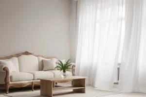 راهنمای ترکیب رنگ مبل کلاسیک با دیوار و پرده