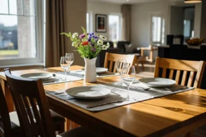 بله، شما می‌توانید دو صندلی اضافه را به عنوان صندلی میزبان در دو سر میز یا در گوشه‌ای از اتاق قرار دهید و فقط در مواقع لزوم از آن‌ها استفاده کنید.