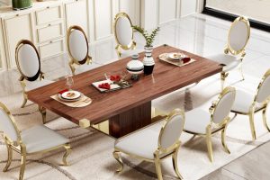 انواع چیدمان میز ناهار خوری در پذیرایی