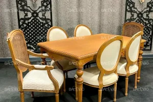 میز غذاخوری چوبی