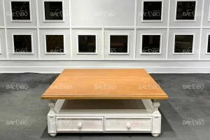 جلو مبلی چوبی مربع