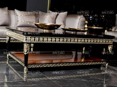 میز جلو مبلی لیانا مشکی میز جلو مبلی کلاسیک