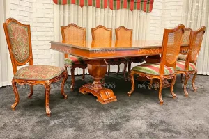 مبلمان امپریال 6 میز غذاخوری کلاسیک