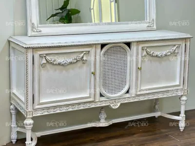 آیینه کنسول کاجی متال